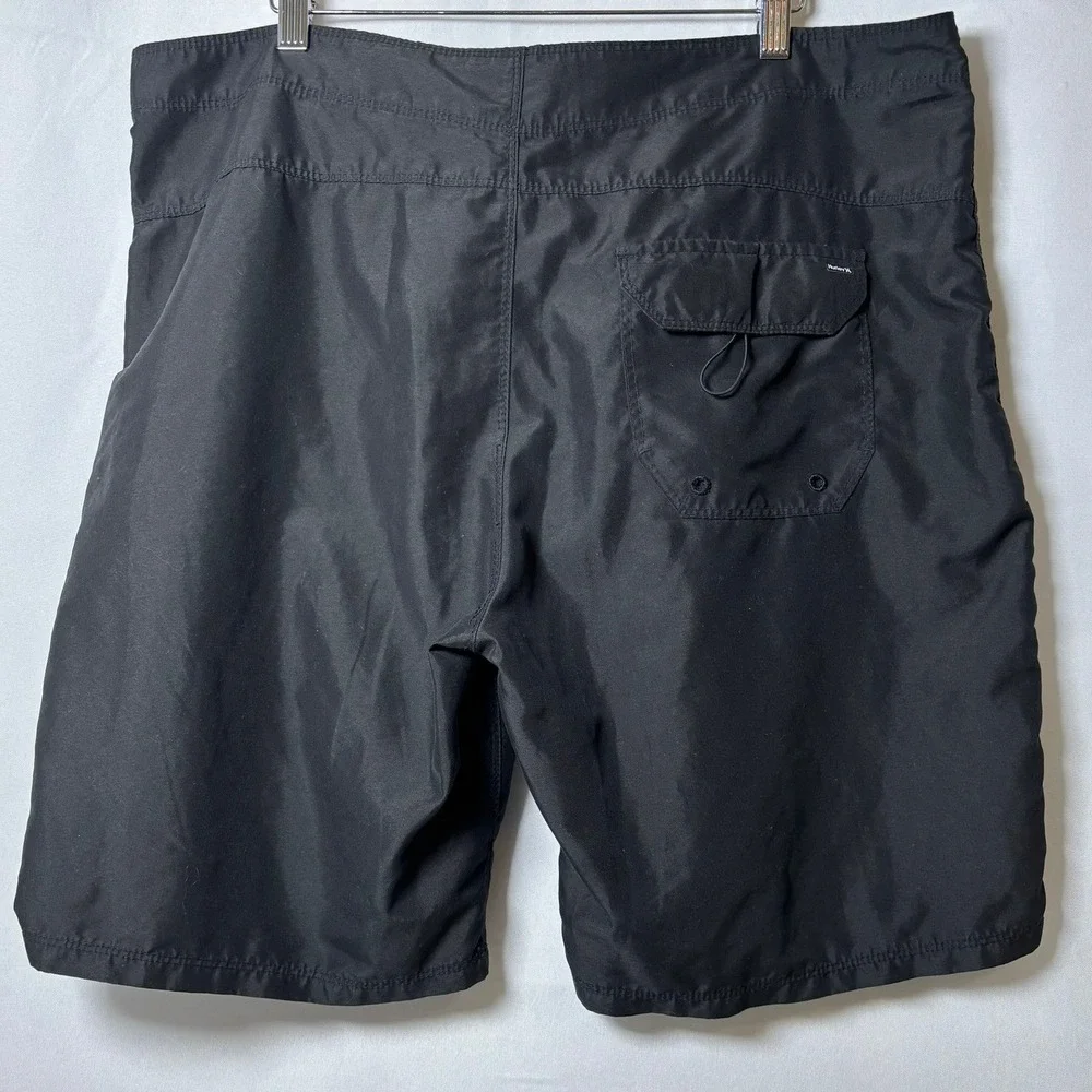 Hurley Board Shorts Mens 36 Black Surf Swim Casual Classic